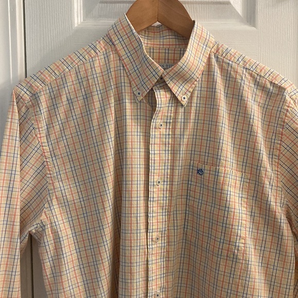 Like New Southern Tide lightweight L/S summer plaid button up men’s shirt - Picture 2 of 9